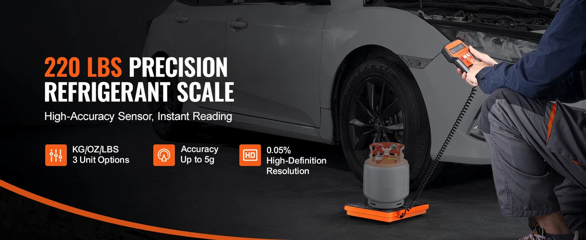SucceBuy 220 lb Refrigerant Charging Scale