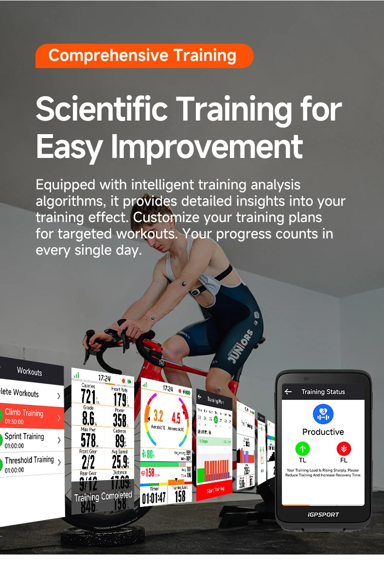 iGPSPORT BiNavi Touchscreen Bike Computer