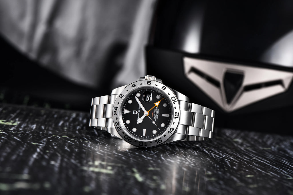 PAGANI DESIGN 42mm Automatic GMT Men's Watch