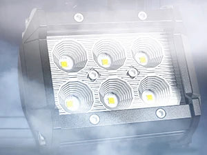 Nilight LED Pods 4PCS 18W 1260lm Flood LED Light Bar Driving Fog Light Off Road Lights Work Light 24V 12V For Motorcycles Van Camper Wagon Car Pickup ATV UTV SUV Truck Boat