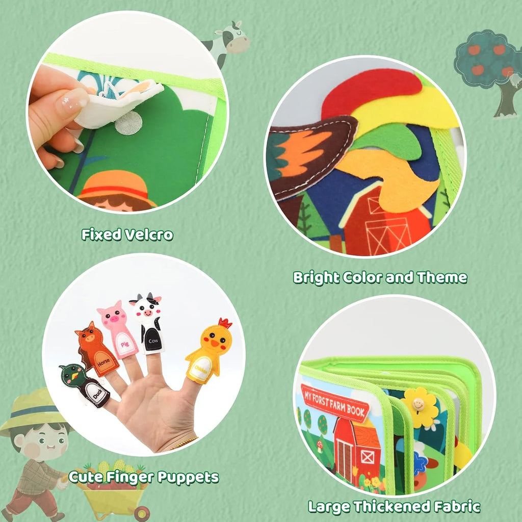 Montessori Farm Busy Book for Toddlers