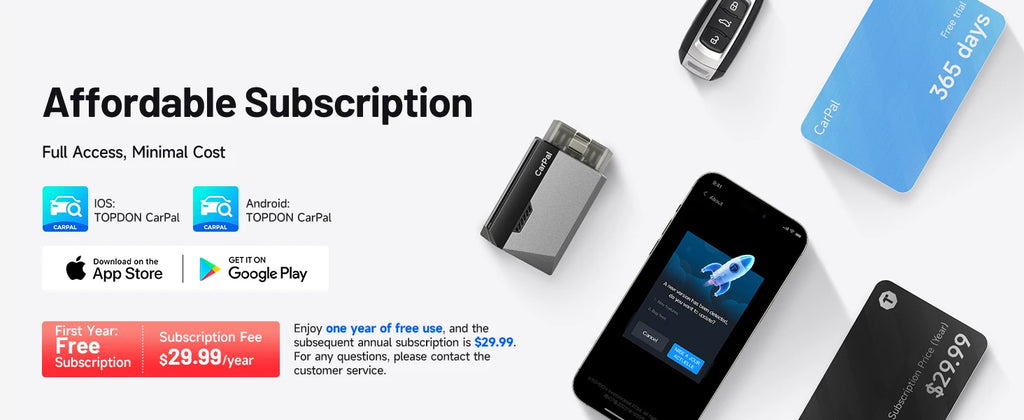 TOPDON OBD2 Bluetooth Scanner Code Reader All System 6 Reset OBD 2 Auto Diagnostic Tool OBD2 Scanner Battery Tester Carpal