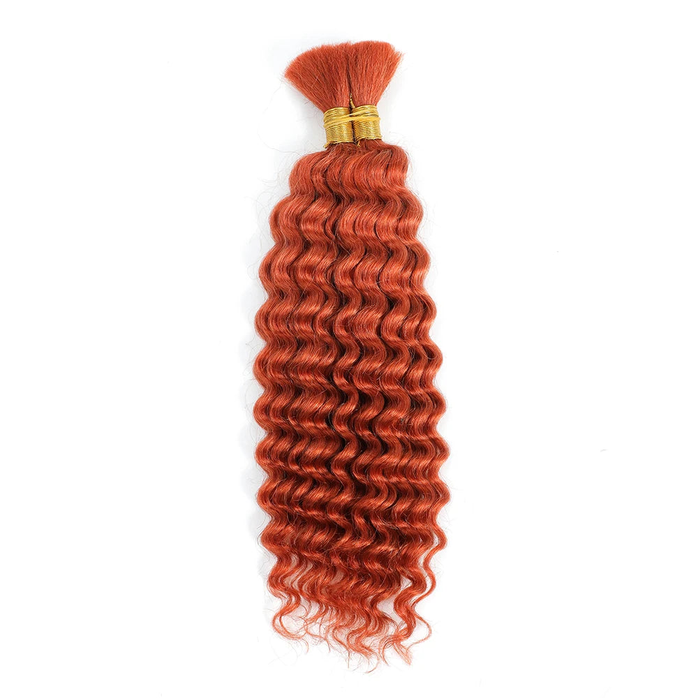 Deep Wave Human Braiding Hair for Boho Braids