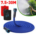 25FT-100FT(after water injection) Expandable Magic Hose Suitable for 3/4 " 1/2" Faucets High-Pressure Car Wash Water Gun Hose