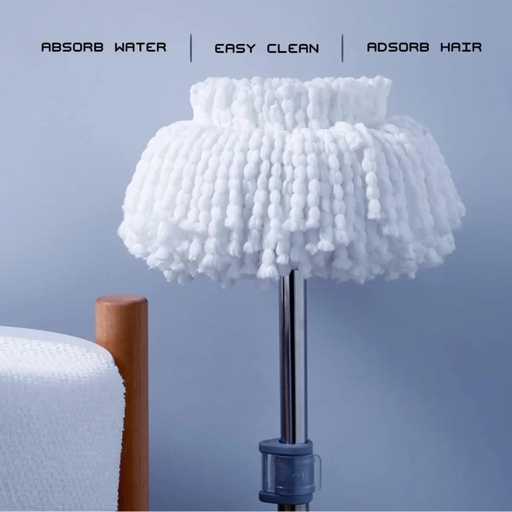 Microfiber Replacement Spin Mop Heads, 4 or 8 Pack