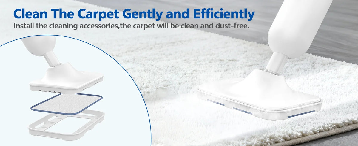 INSE 6-in-1 Steam Mop, High-Temperature Floor Steam Cleaner with Detachable Handheld Unit