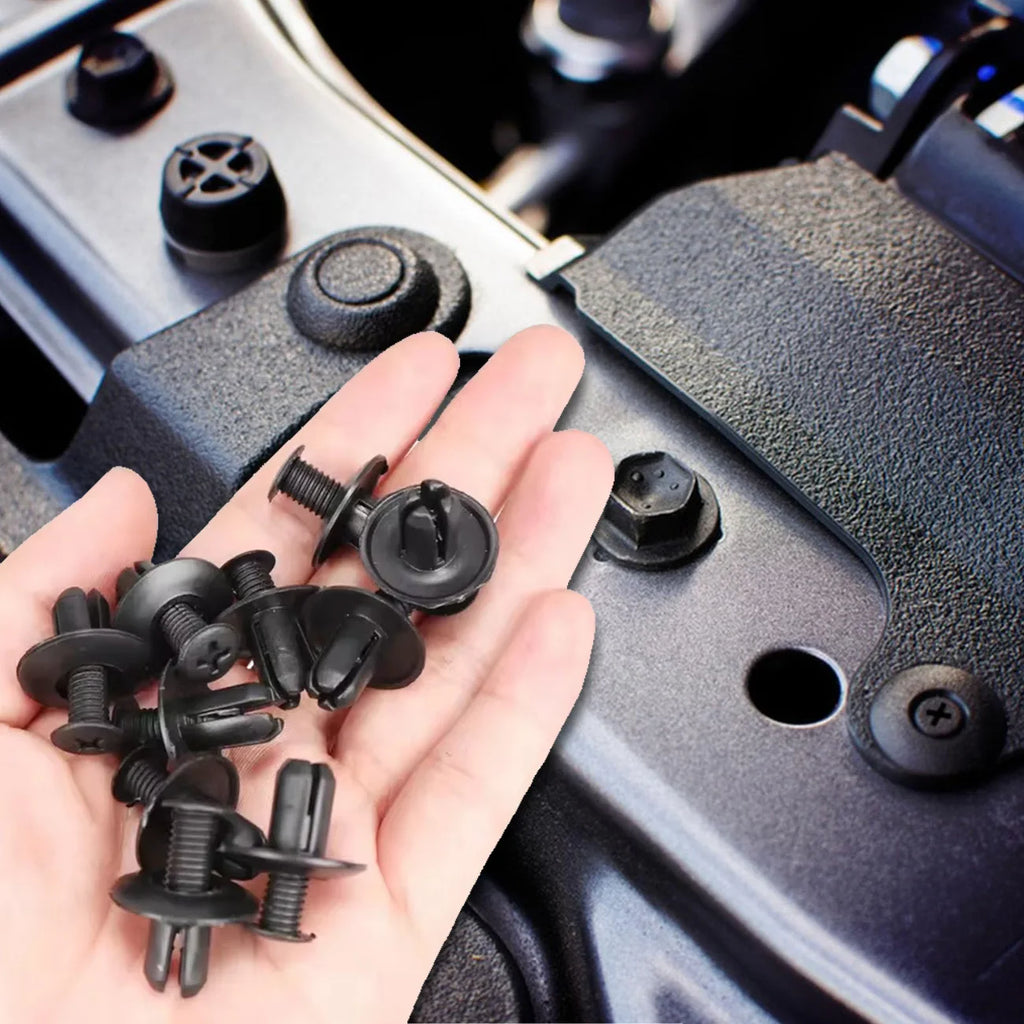725Pcs Car Push Retainer Clips Auto Fasteners Assortment 23 Sizes Bumper Fender Rivets with 10 Cable Ties and Fasteners Remover