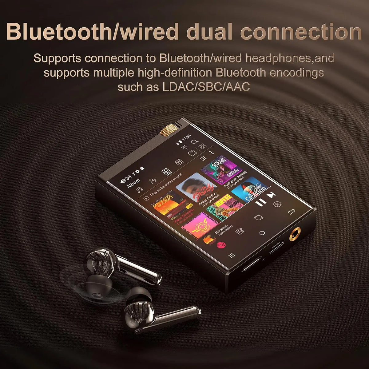 Hi-Fi MP3 Player with Bluetooth & Wi-Fi