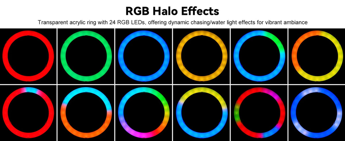 U'King 1/2/4Pcs Mini 7-LED RGB Rechargeable Par Lights With Light Strip Effect Par Can Stage Lights For Wedding DJ Party KTV Bar