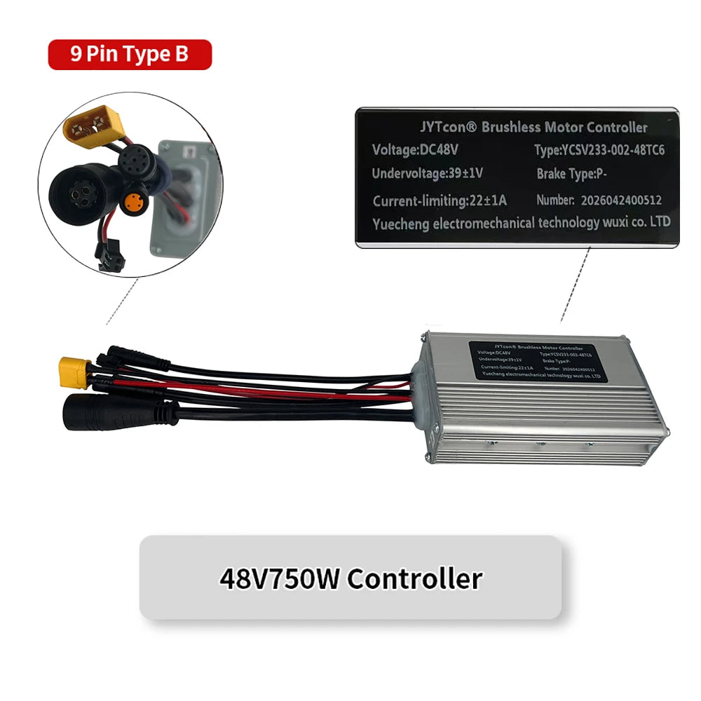 Controller For Bafang Hub Front Rear Motor BF-UART Display 36V 48V 52V 500W/750W Electric Bicycle Conversion Accessories Parts
