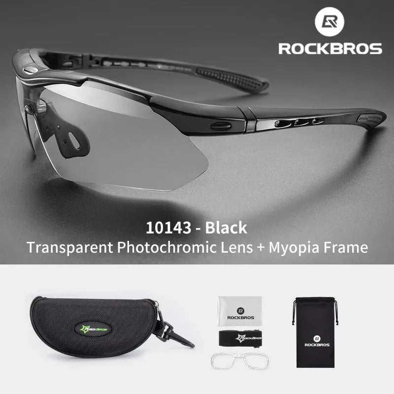 Photochromic Cycling Glasses Bicycle UV400 Sports Glasses Ultralight Riding MTB Sunglasses Men Fishing Bike Equipment
