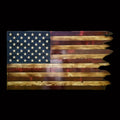 8*15inch American Wavy Flag - Wooden Independence Day Decoration for Home, Restaurant, Bar, Cafe and Garage christmars gifts