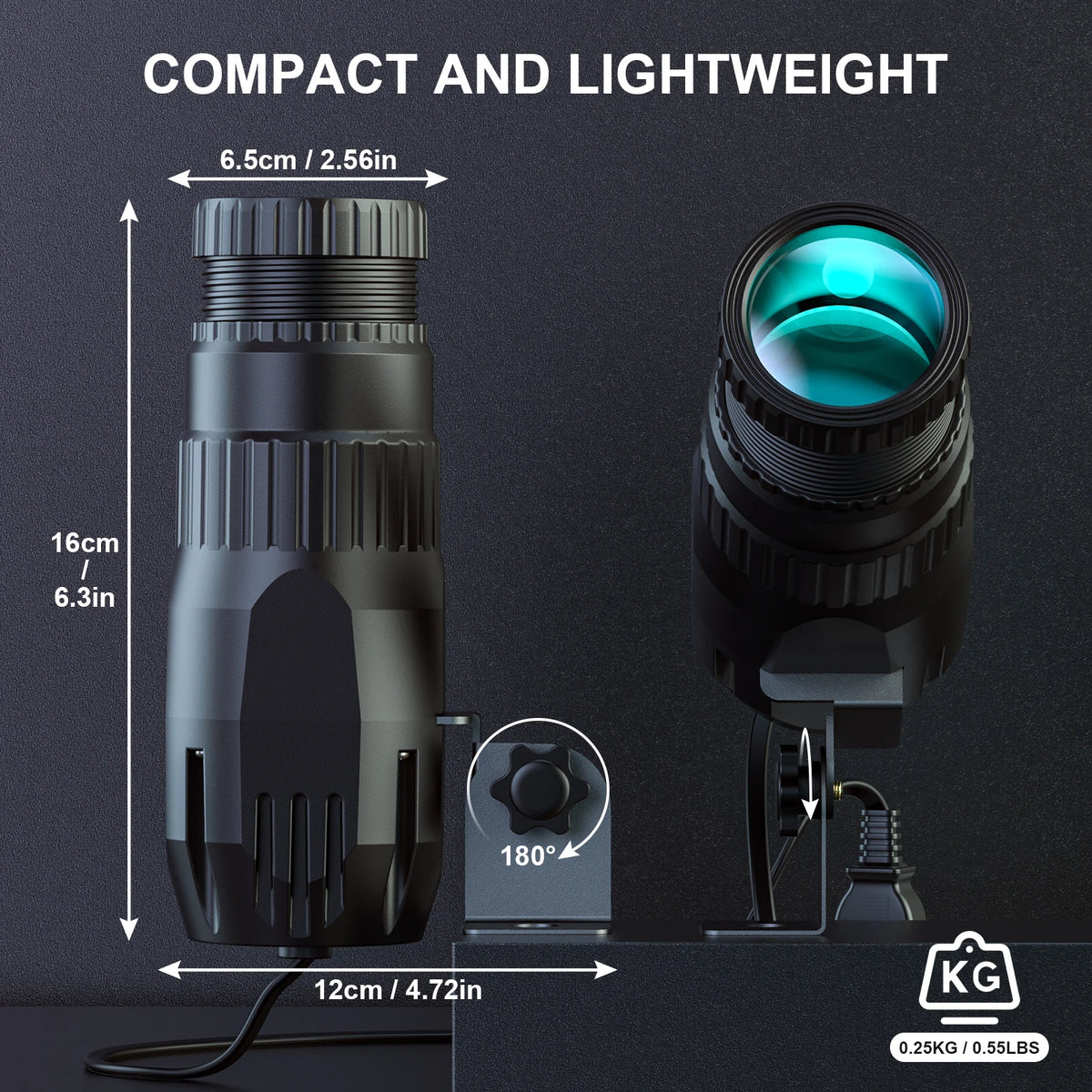 U'King 4Pcs 10W LED Mini Spotlights Manual Focus RGBW Pinspot Stage Lights For DJ Disco KTV Bar Nightclub Show Wedding Party