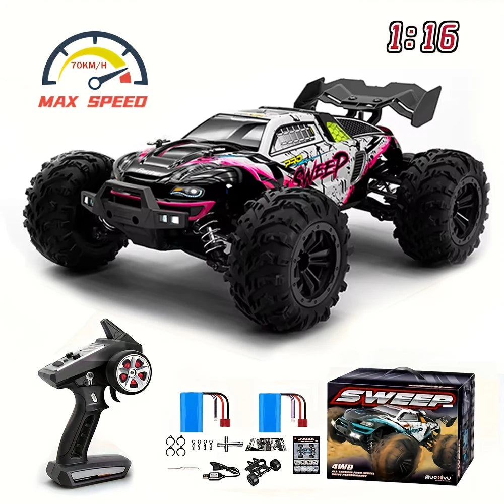 16101PRO 16102PRO RC Car Brushless 70 KM/h 4x4 Remote Control Go-Kart 2.4G Electric High-Speed Off-Road Drift Racing Toy Gift