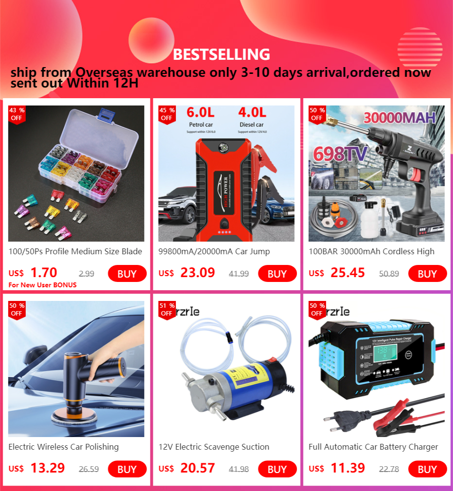 12V-24V 7-stage smart Car Battery-Charger Full Automatic 10A Digital Car Battery Charger  Pulse Repair for AGM GEL WET Lead Acid