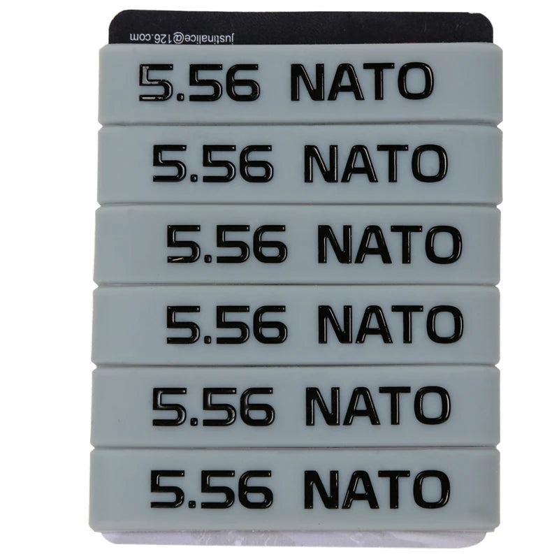 6/12 Pack Magazine Marking Band for 5.56 Nato 300 Blackout Magazine Marking Rubber Band Muti-Colors US Fast Shipping