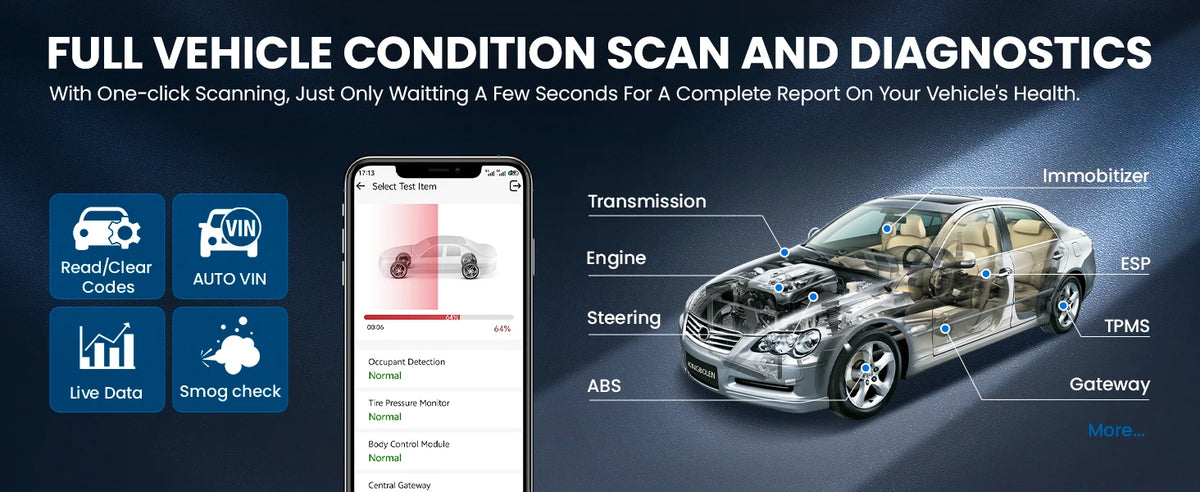 KINGBOLEN Ediag Elite Bi-Directional OBD2 Scanner