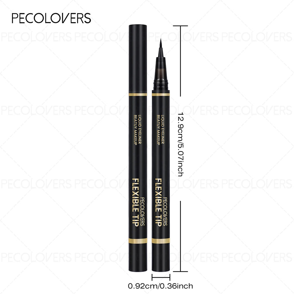 10PCS High-Pigment Black Liquid Eyeliner Kit,Precision Slim Tip Liquid Eye Liner,Fast Drying Transfer-Resistant Formula,No Skipping No Bleeding,Durable All-Day Wear,Suitable for Beginners & Professional Makeup