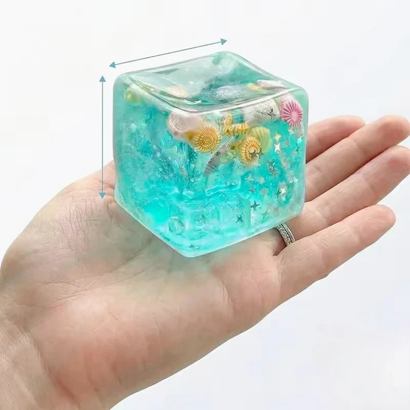 Ocean Shell Cube Stress Ball