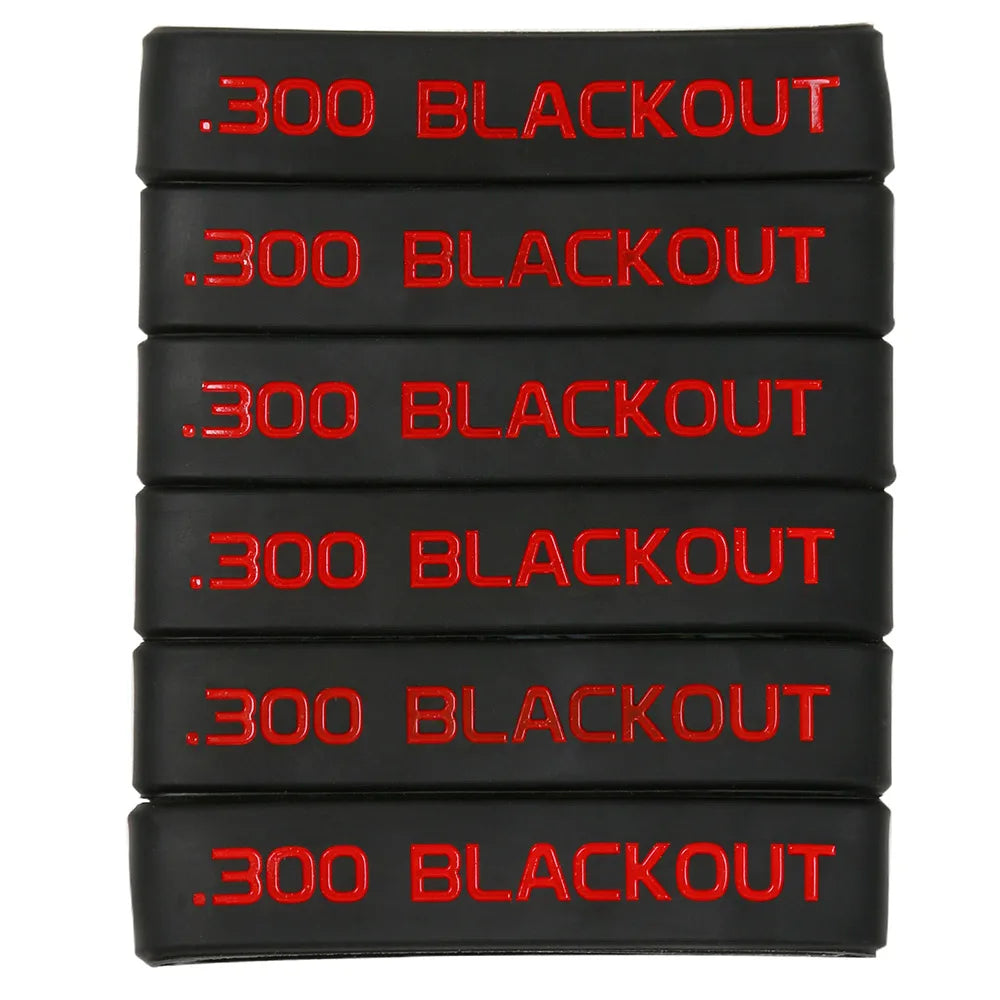 6/12 Pack Magazine Marking Band for 5.56 Nato 300 Blackout Magazine Marking Rubber Band Muti-Colors US Fast Shipping