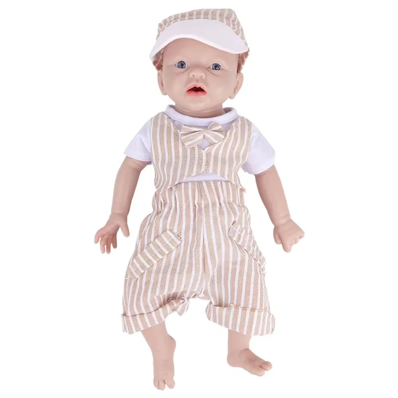 Full Silicone Reborn Baby Doll Kit, Realistic Lifelike Newborn Doll