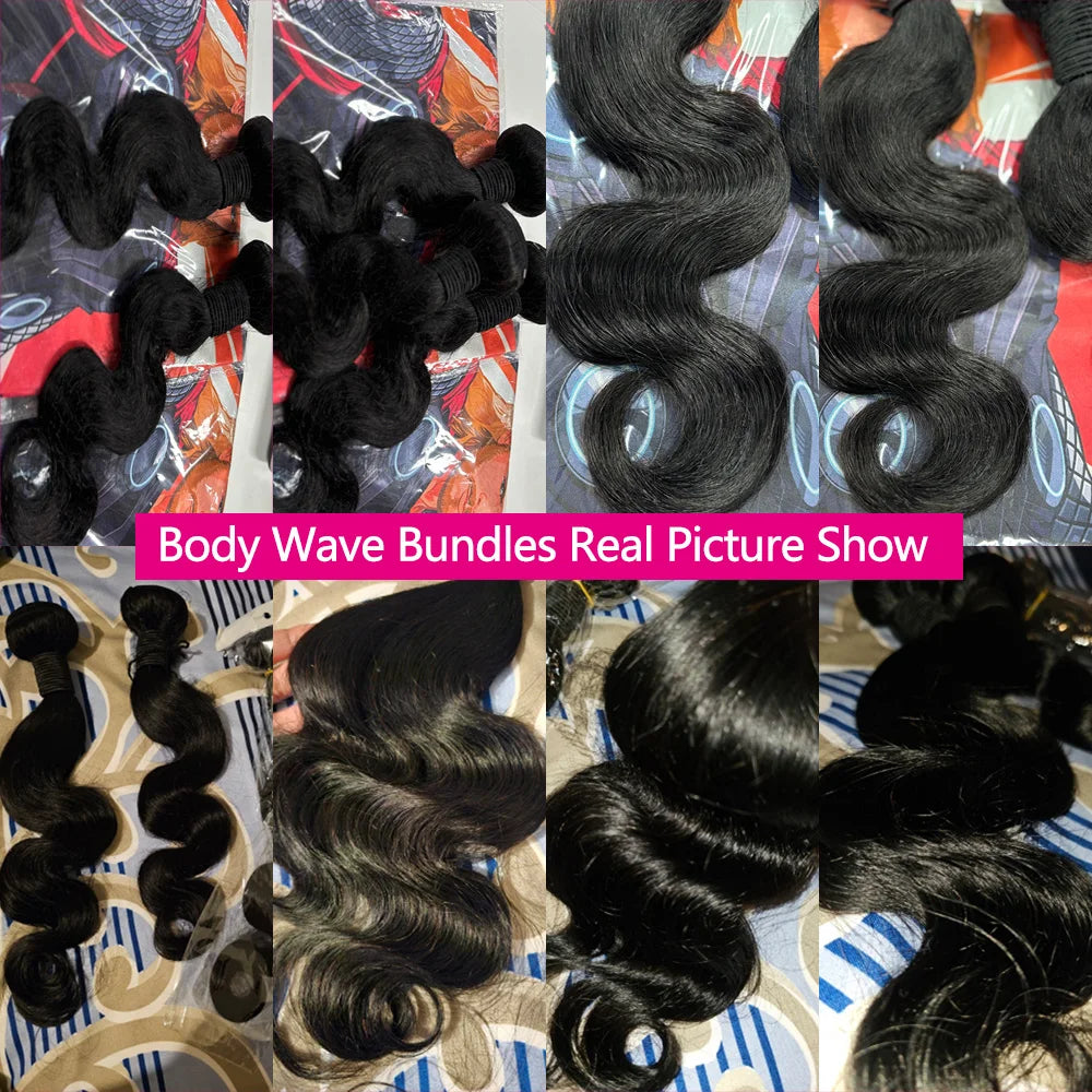 Queenlike Body Wave Human Hair Bundles, 3 Pack
