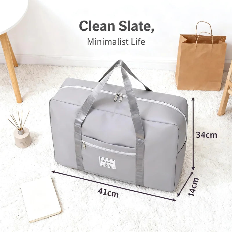 Foldable Multi-Purpose Storage Tote Bag, Space-Saving Organizer for Closet and Travel