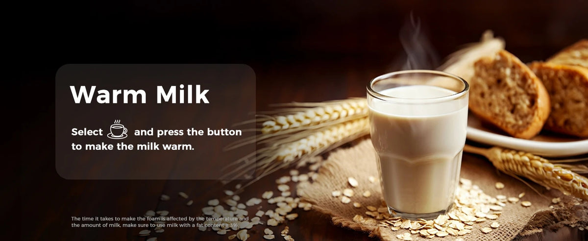 Electric Milk Frother Automatic Rotary Foamer for Coffee Cappuccino Latte Hot and Cold Foam Maker Split Type Milk Foamer