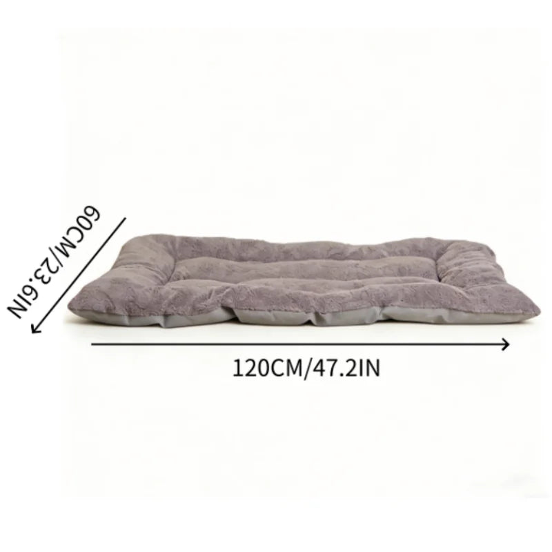 Plush Dog Bed Sofa, Thickened Soft Polyester Pet Mat for Small, Medium and Large Dogs and Crates