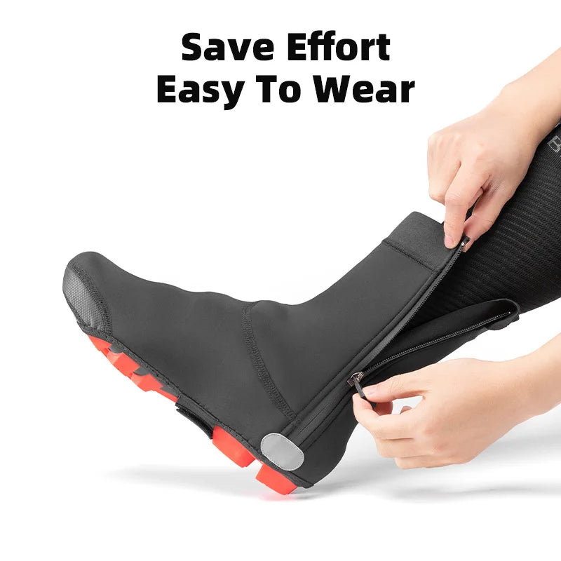 ROCKBROS Cycling Shoes Cover Reflective Dustproof Waterproof Overshoes Bicycle Locking Shoes Protector MTB Road Bike Shoes Cover