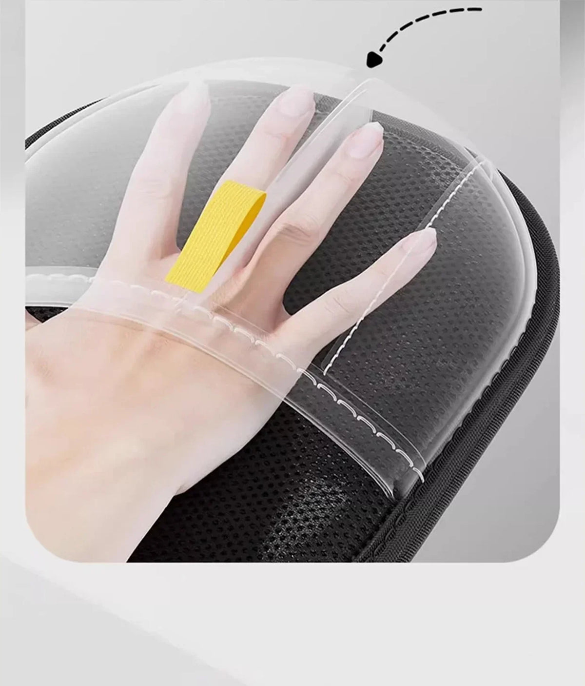Pet Hair Removal Tool Reusable Static Removal Gloves, Double-Sided Grooming Gloves for Pets, Removes Pet Fur Hair for Carpets