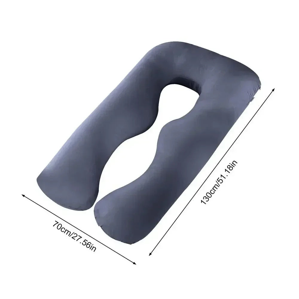 Pregnancy Pillow 130×70cm, Maternity Waist Support Pillow for Pregnant Women, Breastfeeding Nursing Cushion