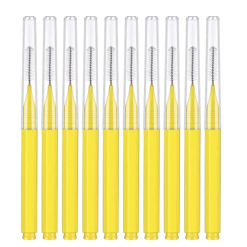 10/20 Pcs Eyebrow Brushes Mini Brow Lifting Brush Disposable Makeup Eyelash Tool Tooth Interdental Brush Lash Extension Supplies