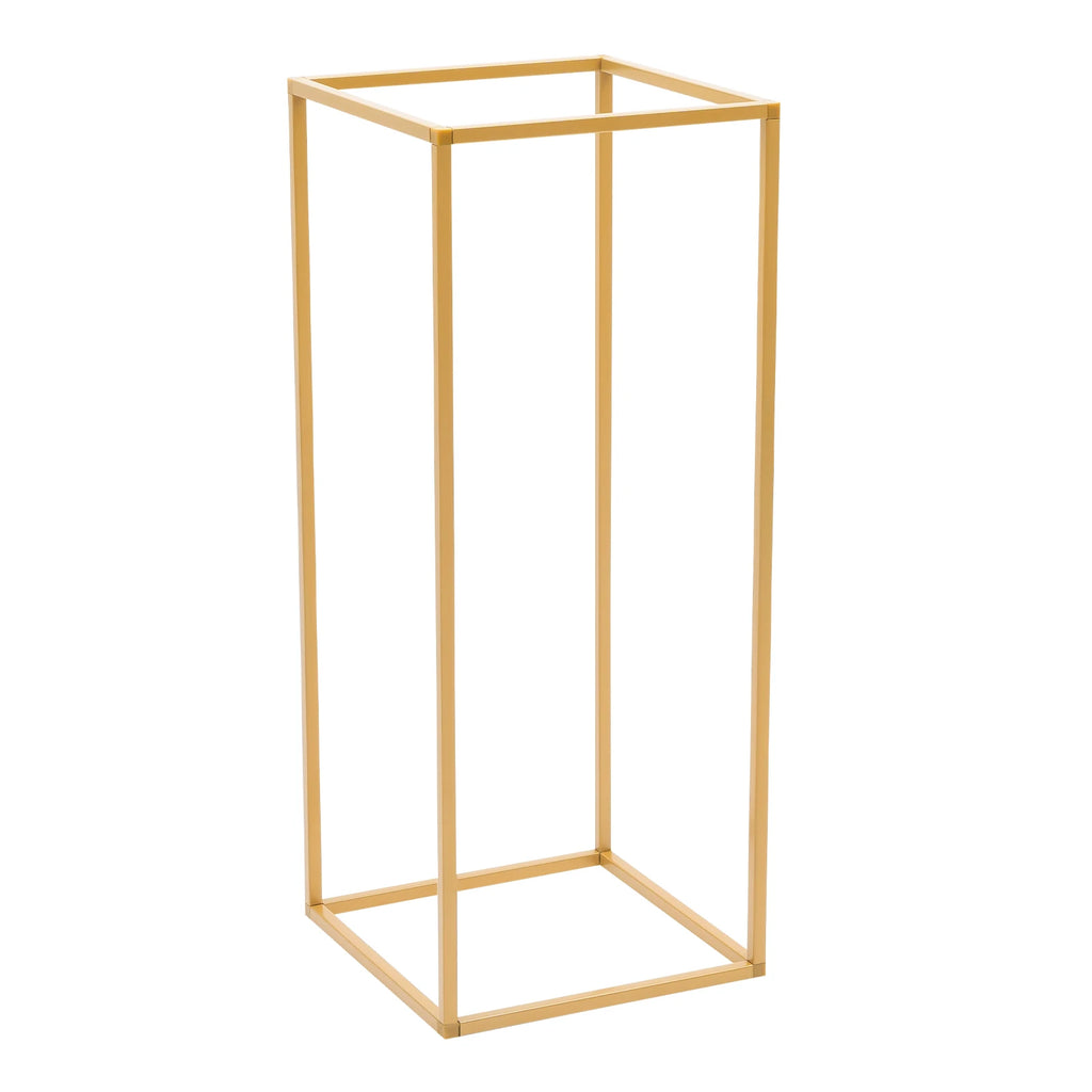 4Pcs Wedding Flower Stand Set Gold Metal Column Rack Party Decor Balloon Display Holder Centerpiece Vase Pillar 40+60+80+100cm