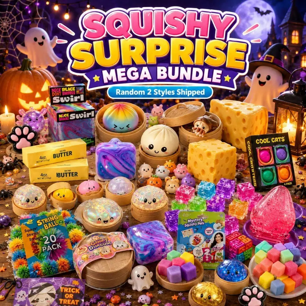 Random 1PC Shipping Squeezing Stress Relief Toy Adorable Cuddly Sensory Decompression Toy Anxiety Relief For Kids Adults Birthday Party Ideal Gift Classroom Relaxation Supplies
