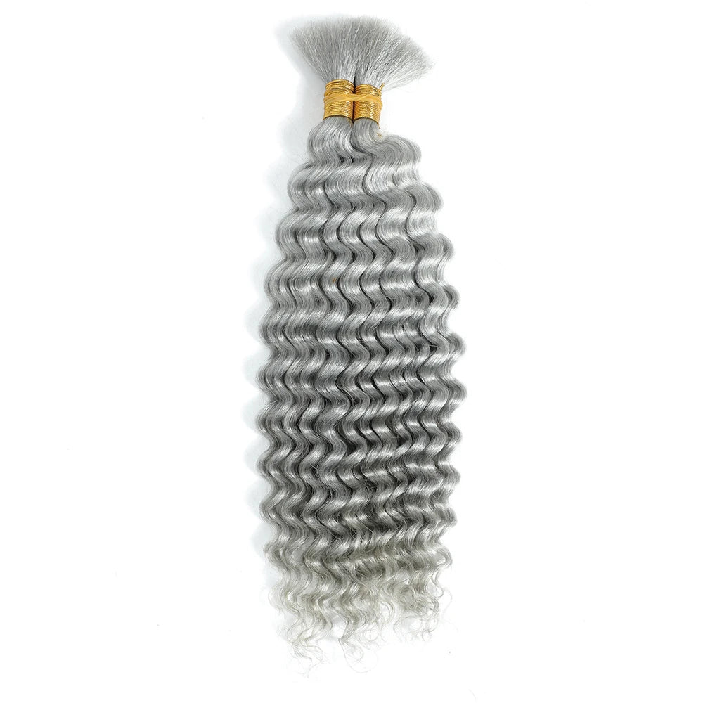 Deep Wave Human Braiding Hair for Boho Braids