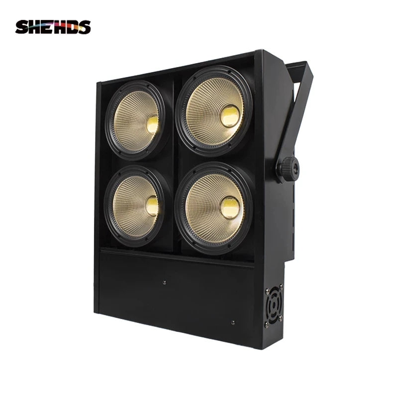 SHEHDS 4x100W 4 Eyes/200W 1Eye /2 Eyes LED Blinder Lights COB Cool And Warm White  For Dj Disco Party Stage