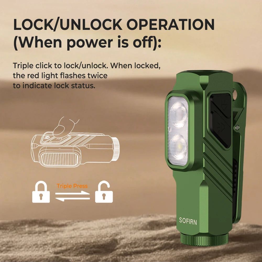 SOFIRN ST10 1000lm EDC Flashlight