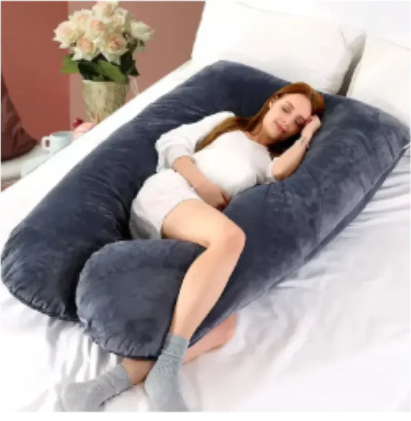 Pregnancy Pillow 130×70cm, Maternity Waist Support Pillow for Pregnant Women, Breastfeeding Nursing Cushion