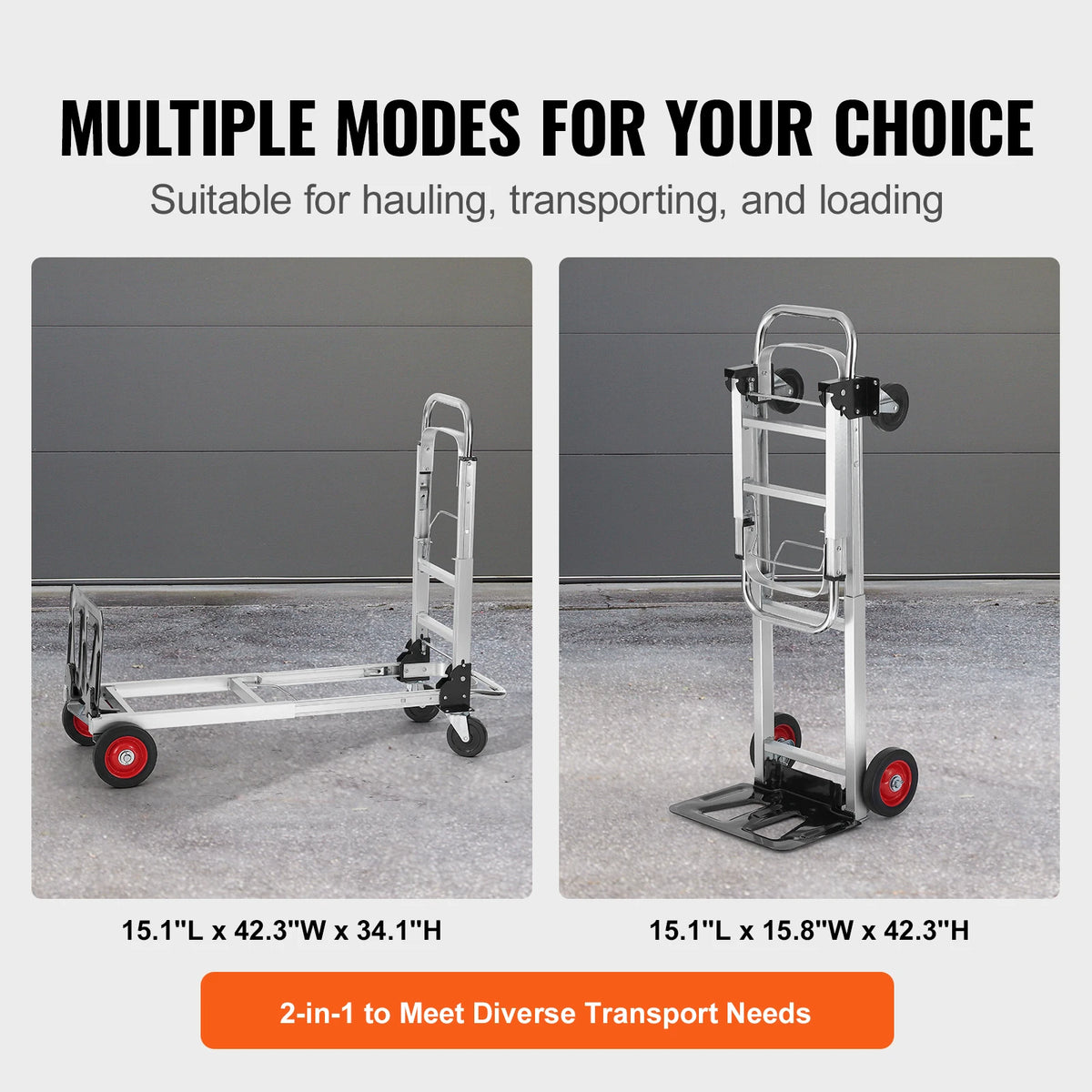 SucceBuy 400 lb Folding Hand Truck Dolly