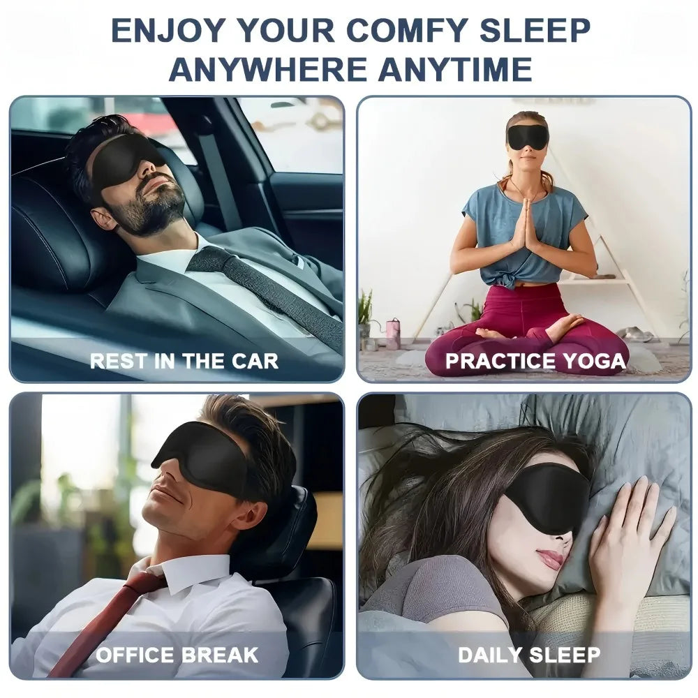 3D Contoured Sleep Eye Mask