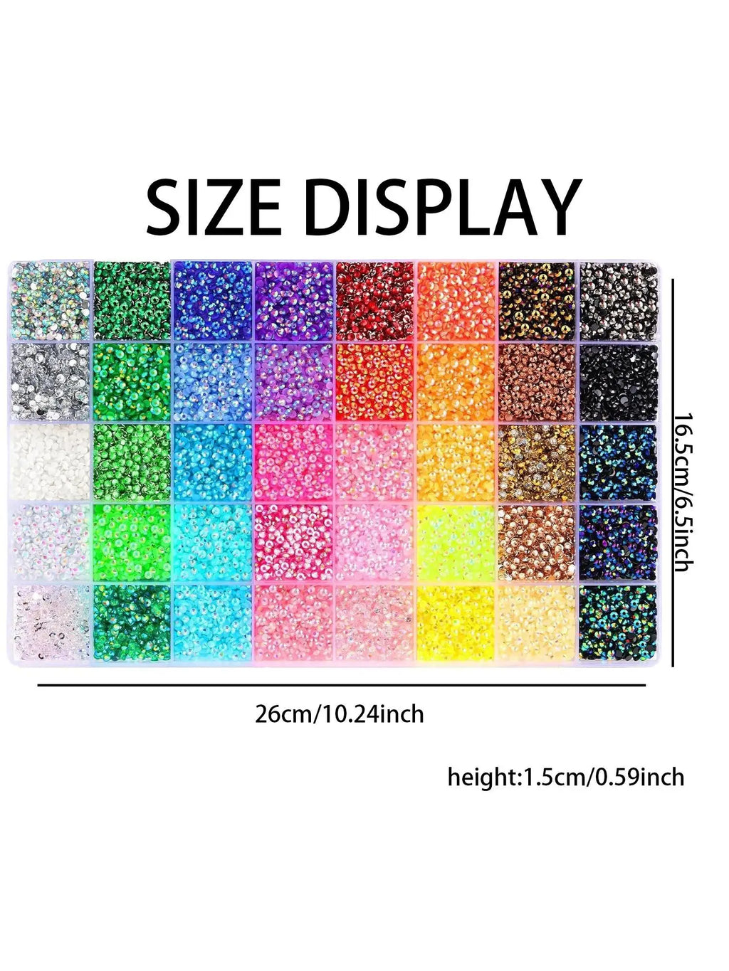 Resin Rhinestone Bedazzling Kit, 40 Colors