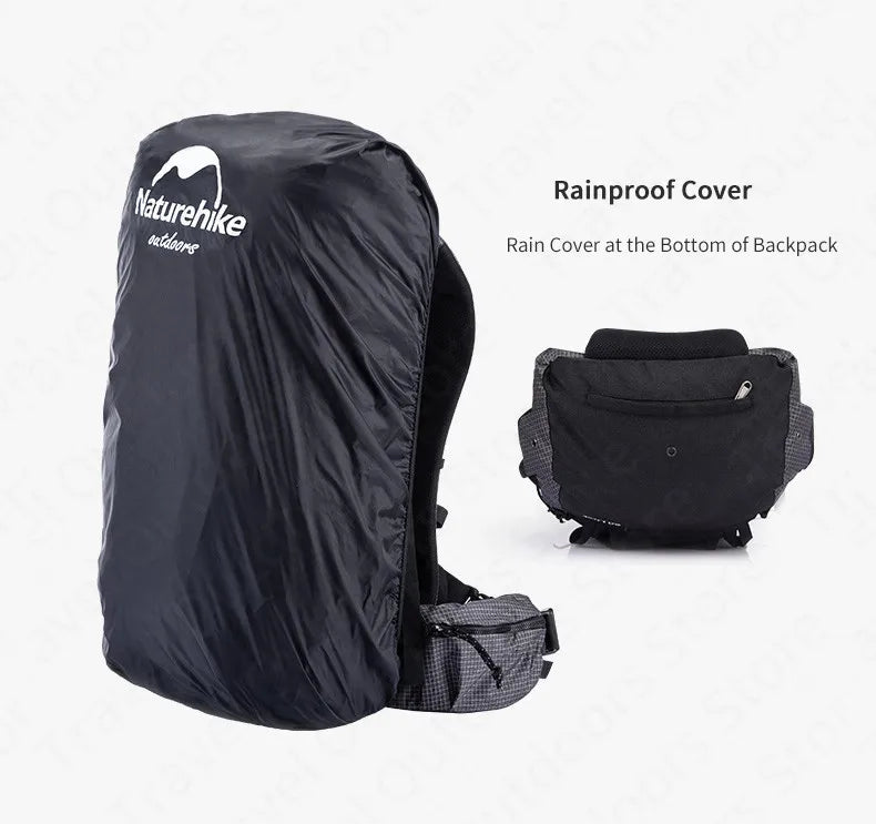 Outdoor Mountaining Backpack Waterproof High Capacity Sports Climbing Ultralight Hiking Travel Bag With Rain Cover
