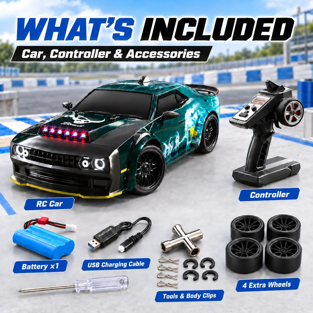 ZNLYRION 70KM/H RC Toy SG216PRO 4WD RC Drift Car 1:16 Scale  2.4G Remote Control Brushless Racing Car With LED Lights for Adults