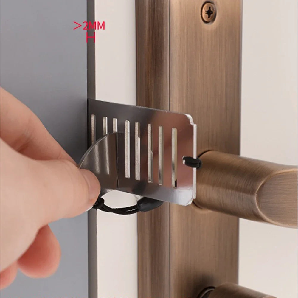 Portable Travel Door Lock, Extra Security Lock for Hotel, Apartment and Dorm Rooms
