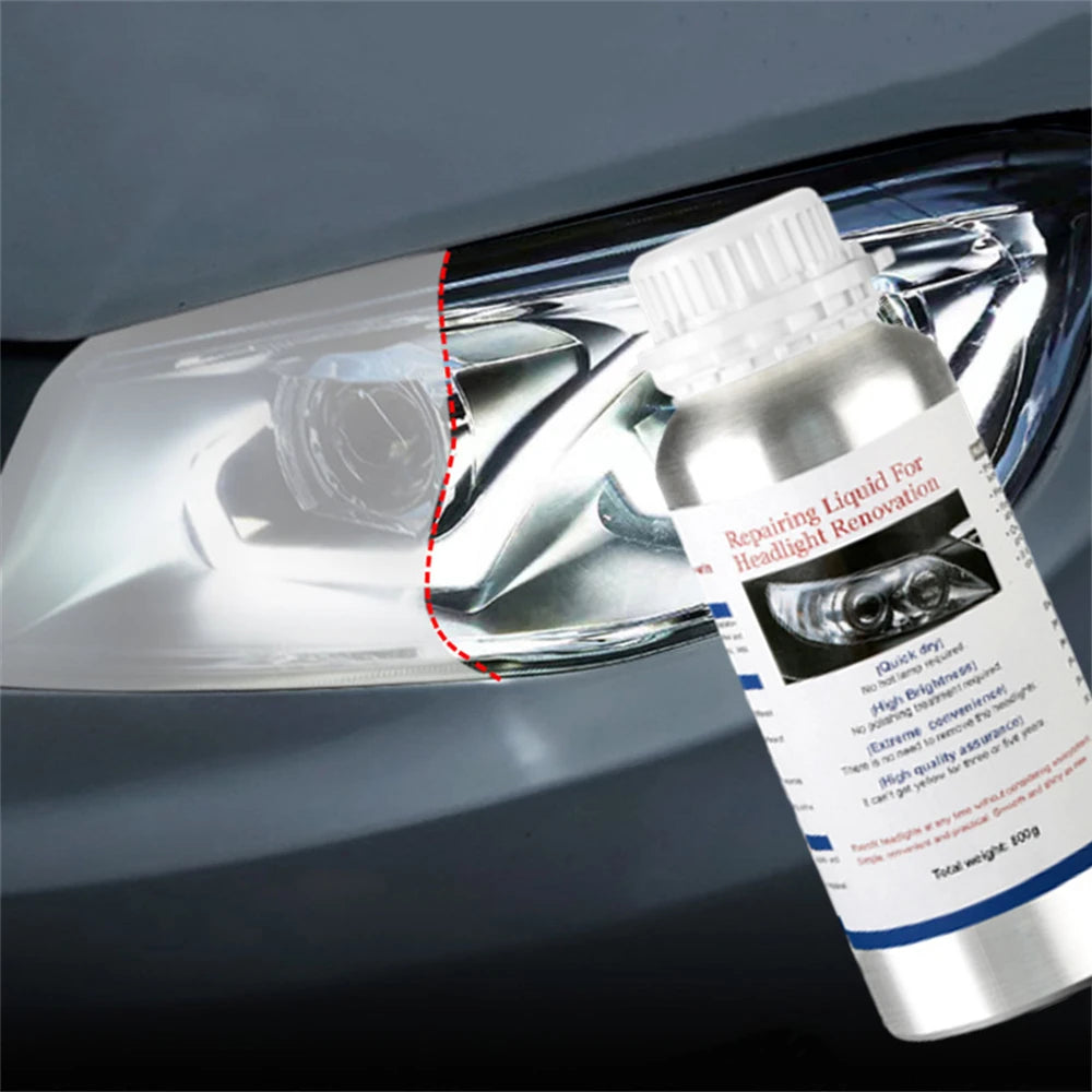Car Headlight Polymer Polish, 800ml (2 Pack)