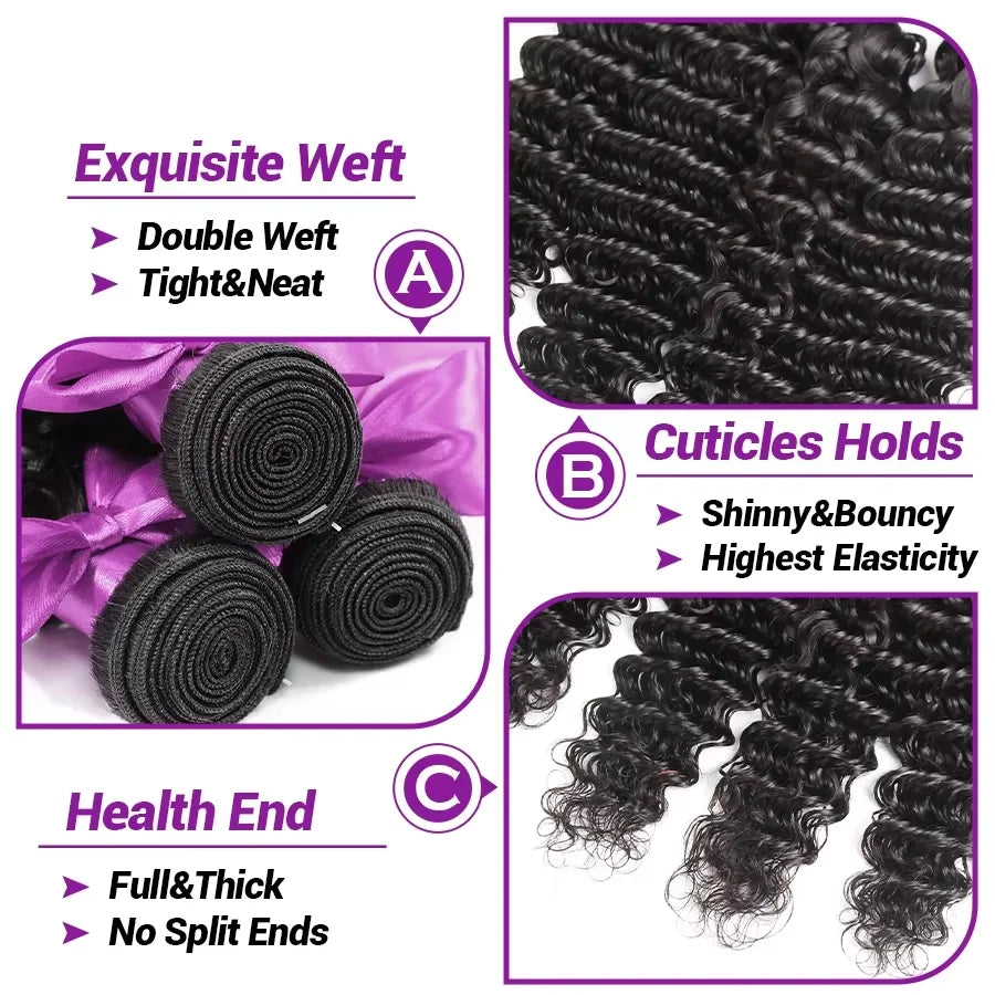 Burmese Curly Human Hair Bundles