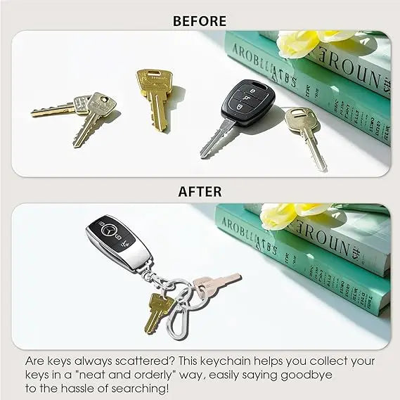 Metal Keychain Clip Hook Keychain Keyring Key Chain Ring Clip Holder for Car Keys