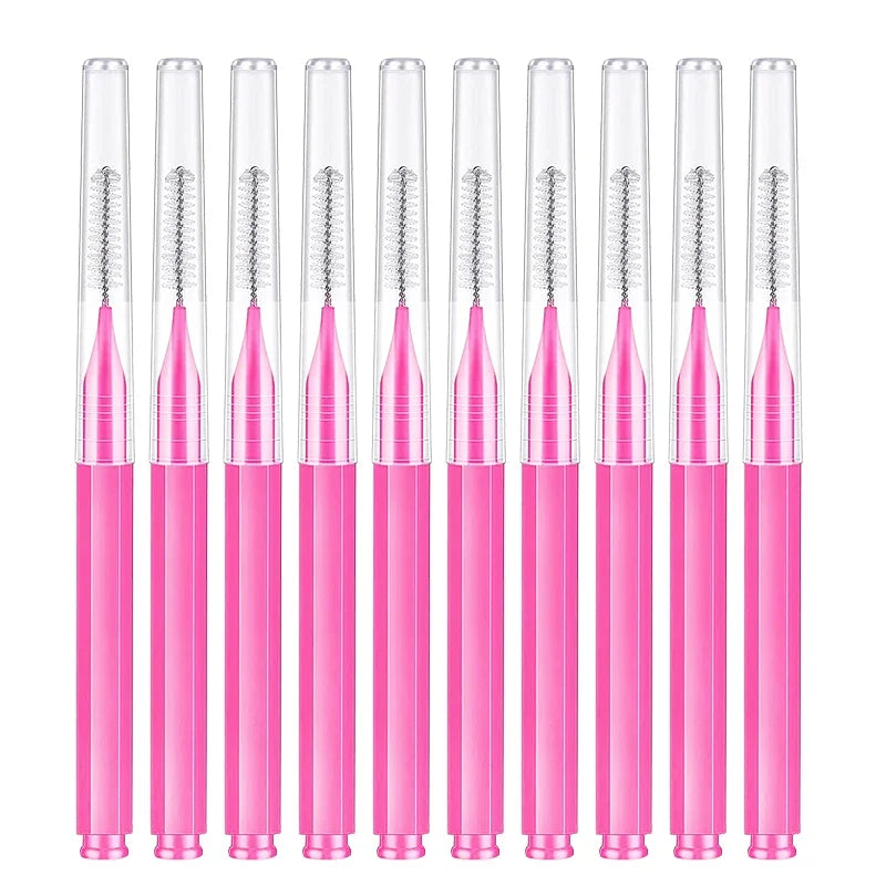 10/20 Pcs Eyebrow Brushes Mini Brow Lifting Brush Disposable Makeup Eyelash Tool Tooth Interdental Brush Lash Extension Supplies
