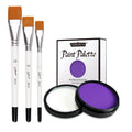 30g Face Body Painting Palette,Non-Toxic & Safe Monochromatic Water Based Face & Body PaintMakeup for Cosplay,Halloween Festival